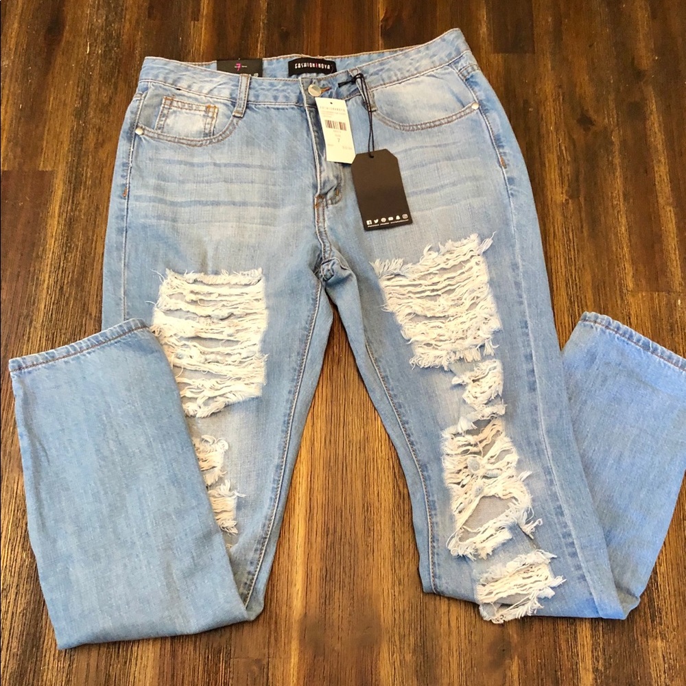 Fashion nova boyfriend jeans! NWT